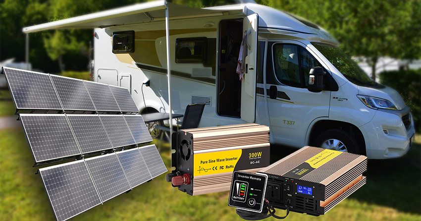 Inverter and panel in RV