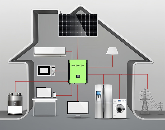 Solar hybrid inverter